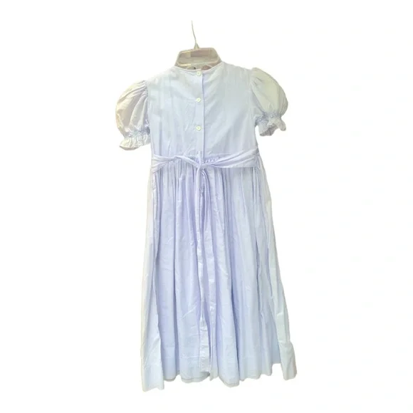 STRASBURG VINTAGE Lavender Smocked Dress - Size 8 - Picture 11 of 11